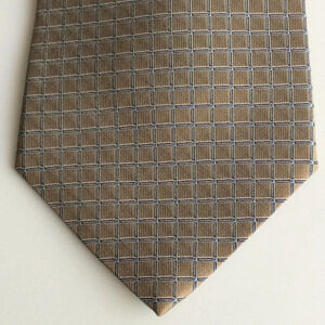 Savile Row Gold & Black Silk Tie